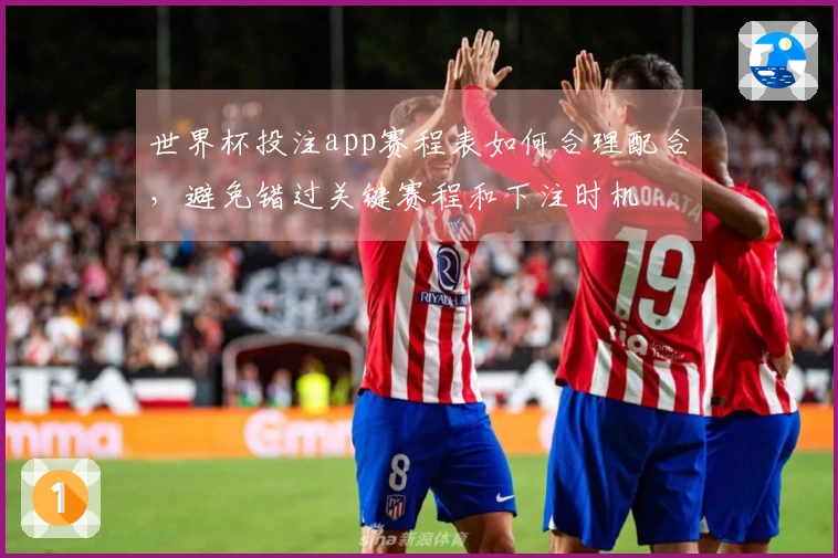 世界杯投注app赛程表如何合理配合，避免错过关键赛程和下注时机
